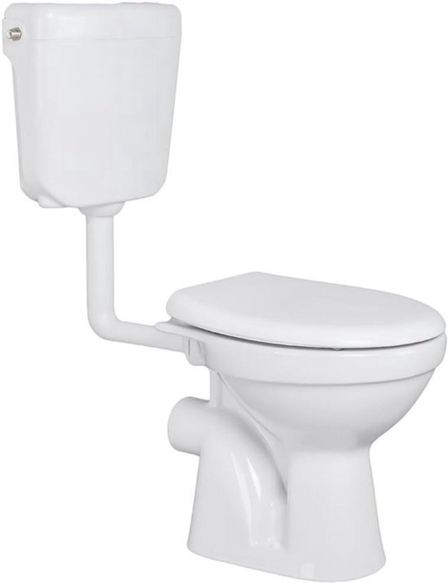 Douche-toilet met bidet-functie - Staand toilet met hygiënische douche en softclose-dksel