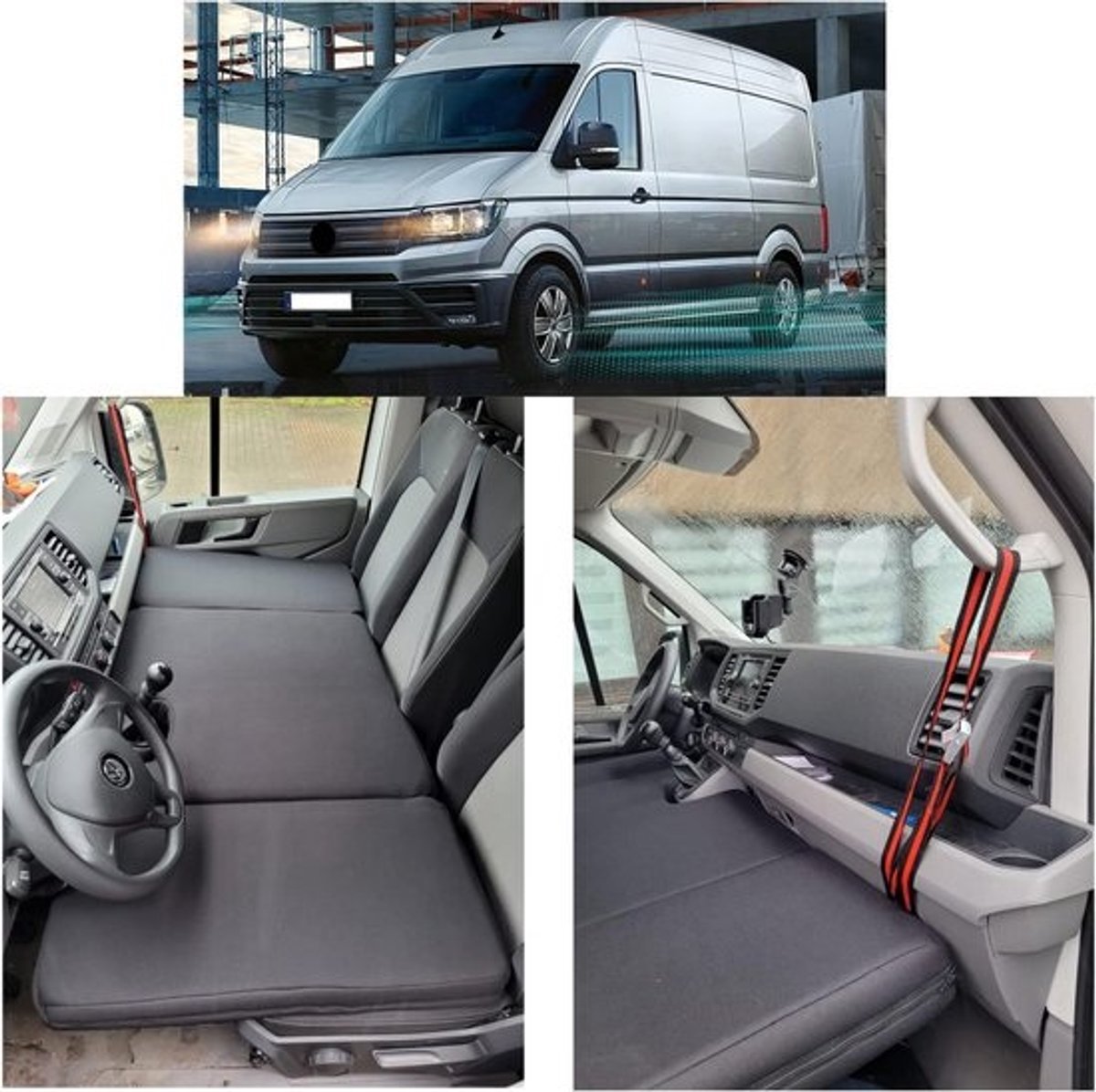 Camperbed Kinderbed voor Bestelbus Geschikt voor VW Crafter 2 en MAN TGE vanaf 2017