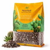 Cactus & Vetplanten Potgrond 5 L – Norrsoil Premium Coco Potgrond voor Cactus, Succulenten, Aloe Vera & Sansevieria – Turfvrij – 180 Dagen Organische Voeding – Voor Kamerplanten