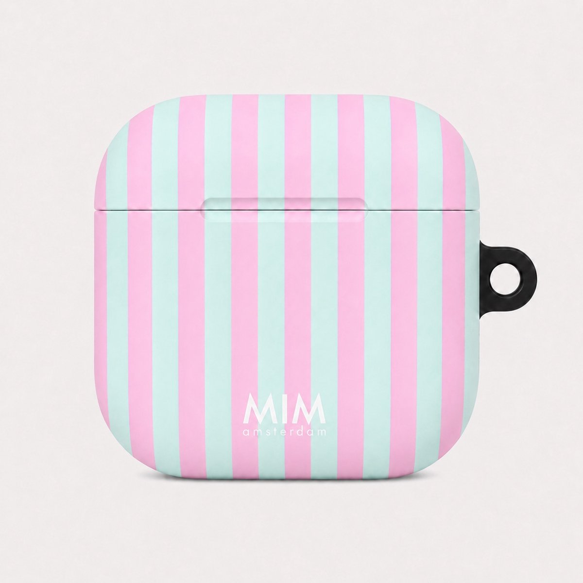 MIM Amsterdam - Cool Crush - Geschikt voor AirPods 4 - AirPod hoesje - Stepen print - AirPod hoesje met print - Shockproof- Cover voor AirPods - Trendy AirPod case