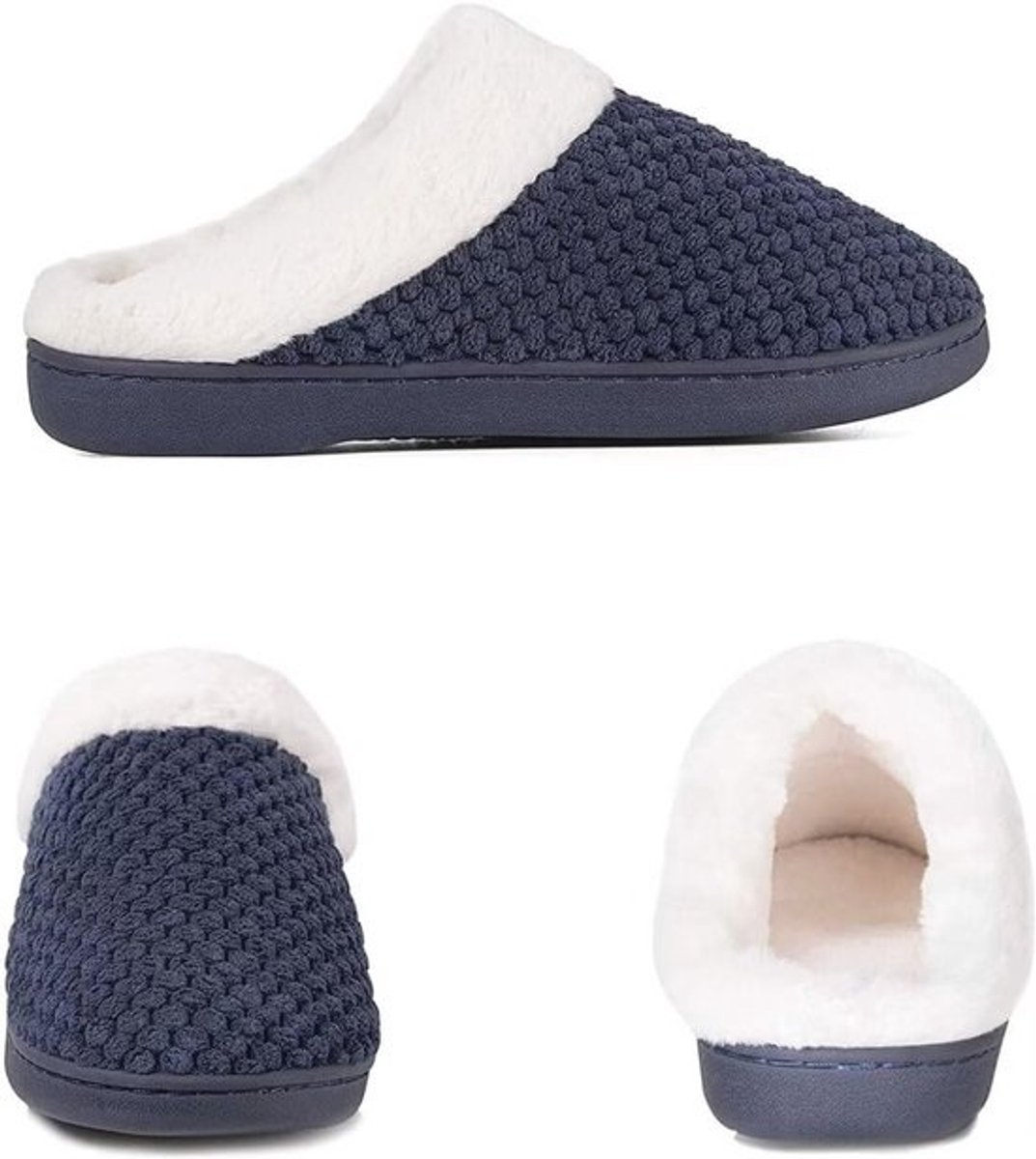 Comfortabele Warme Pantoffels voor Vrouwen - Geheugenschuim en Antislip Huisslippers voor Thuis