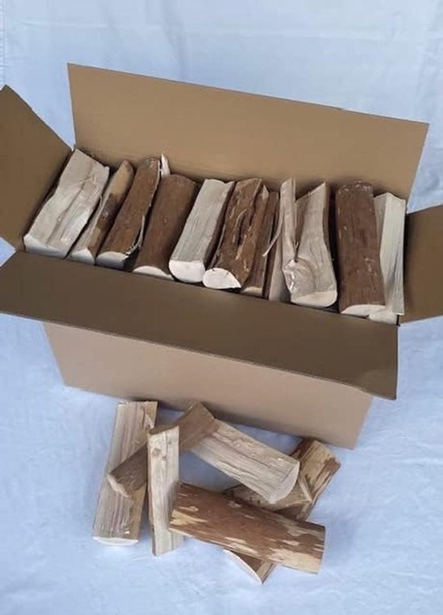 Gedroogd Haardhout 10kg voor Kachel, Open Haard en BBQ - Eikenhout en Mix