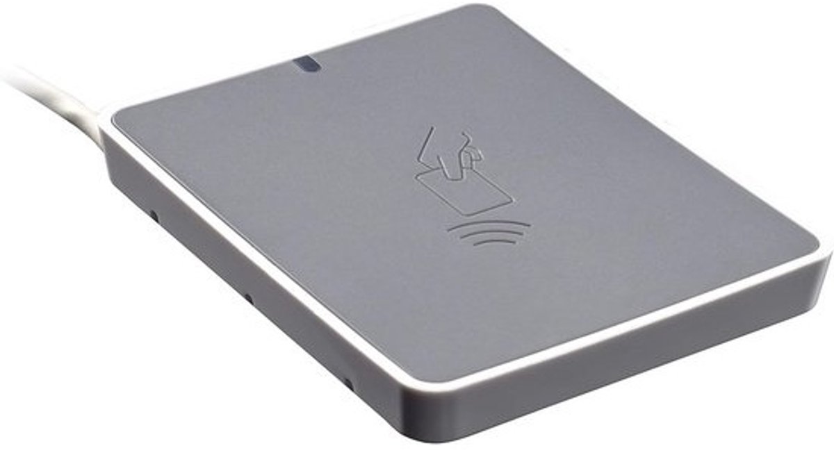 Contactloze smartcardlezer met NFC-technologie voor veilige transacties