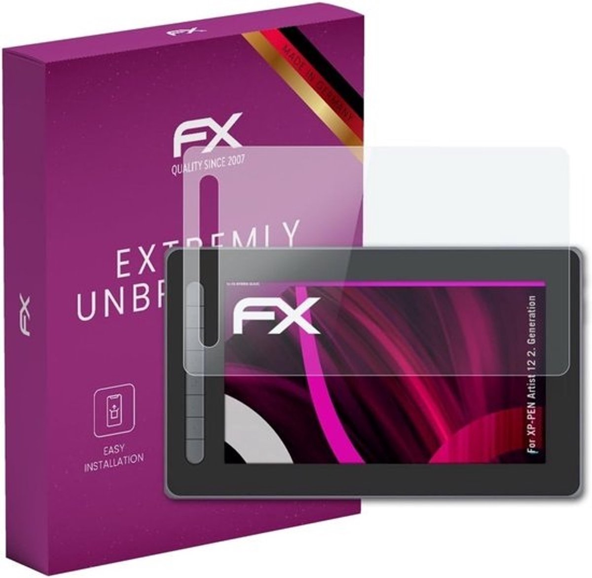 Hybrid Glasfolie 9H voor XP-PEN Artist 12 2e Generatie Schermbeschermer Krasbestendig