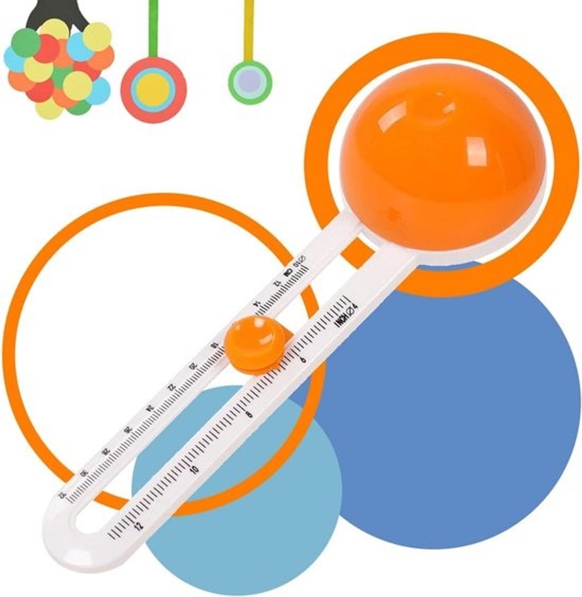 Instelbare Rond Snijmachine voor Papier en Foto's - Precisie Cirkelsnijder tot 33 cm