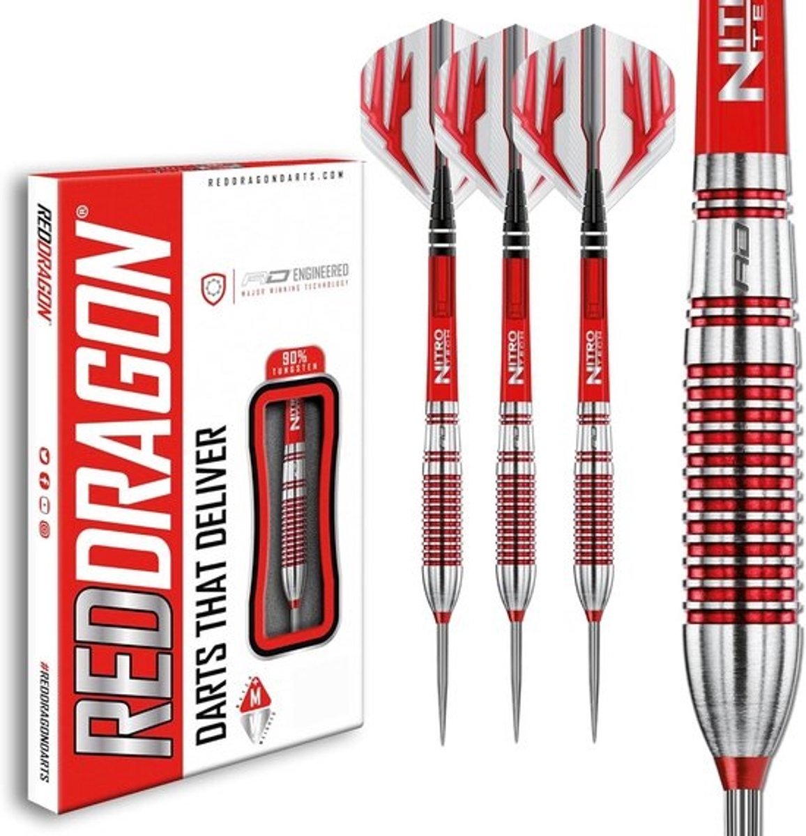 Professionele Tungsten Dartpijlen 20, 24, 26 of 28g met Flights en Dart Schachten