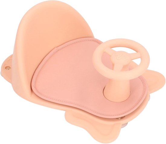 Babybadzitje - Badkuipstoel baby - Veilig Baden - Met Rugleuning - Universele Maat - Roze — afbeelding 3