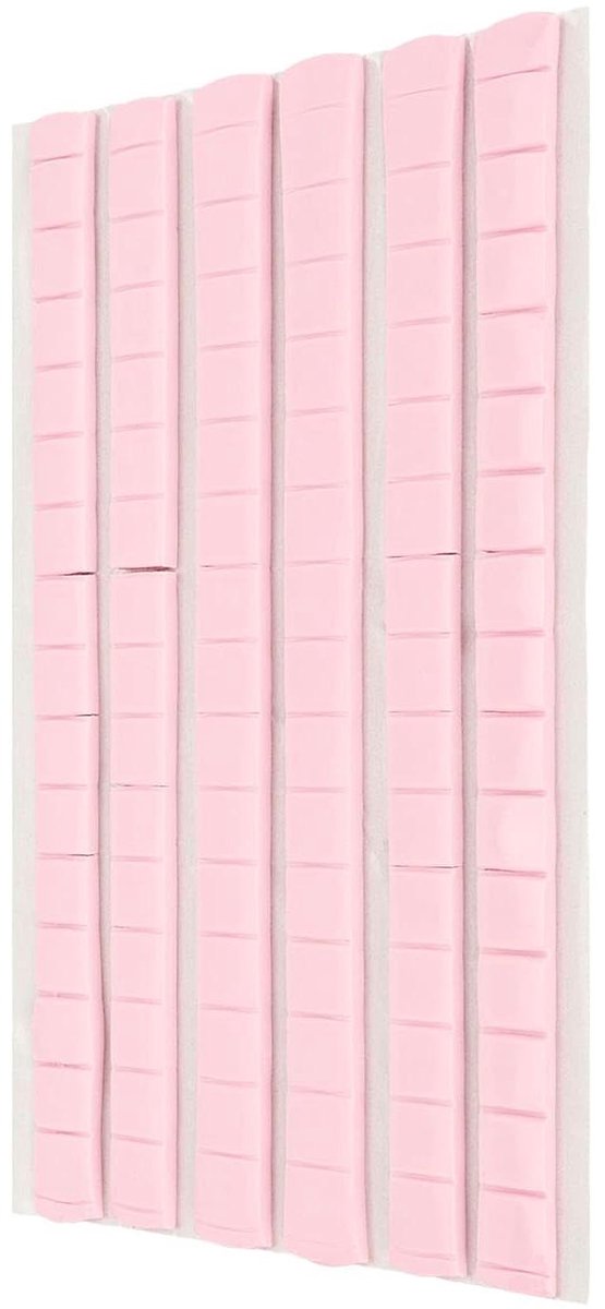 Plakkerige Putty - Lijm Putty Poster Putty - Decoraties Bevestigen - Herbruikbaar Zonder Residu - 62 gram - Rooskleurig