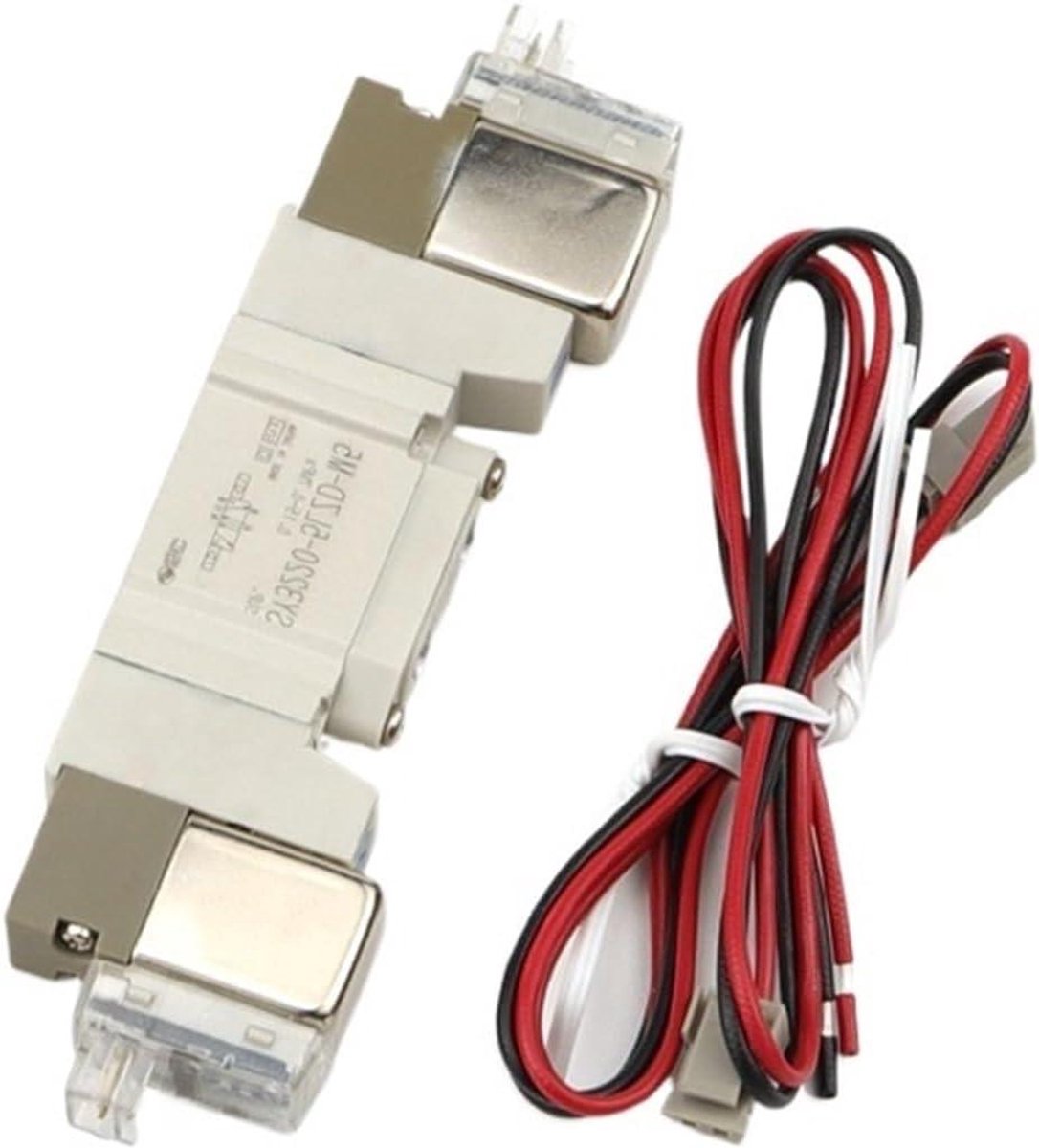 Regelventiel - Solenoid ventiel Luchtpomp ventiel - Luchtregeling - Vijfweg - M5 - Zwart