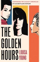 Boekomslag met drie gestileerde portretten van vrouwen, met de titel 'THE GOLDEN HOURS' en 'CONTINUING THE CAZALET CHRONICLES BY ELIZABETH JANE HOWARD'.