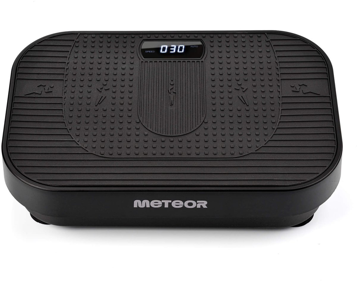 Meteor Vibratieplatform - Fitnessapparaat - Afstandsbediening, Weerstandsbanden, Draagvermogen 160 kg