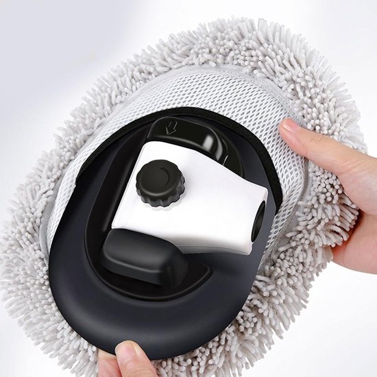 Telescoop Autowasborstel met Afneembare Borstelkop - Perfect voor Camping en Auto Reiniging van Merkloos	 — afbeelding 2
