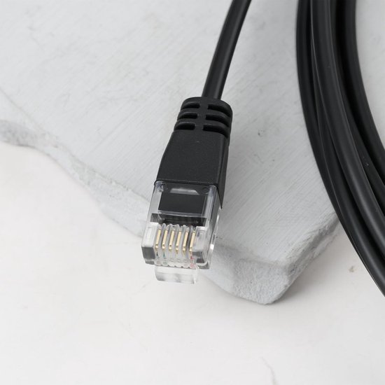 35 mm naar RJ12 Kabel - Handrem Kabel - Racen Simulatie - Plug-and-Play Installatie - 2 Meter - Zwart — afbeelding 5