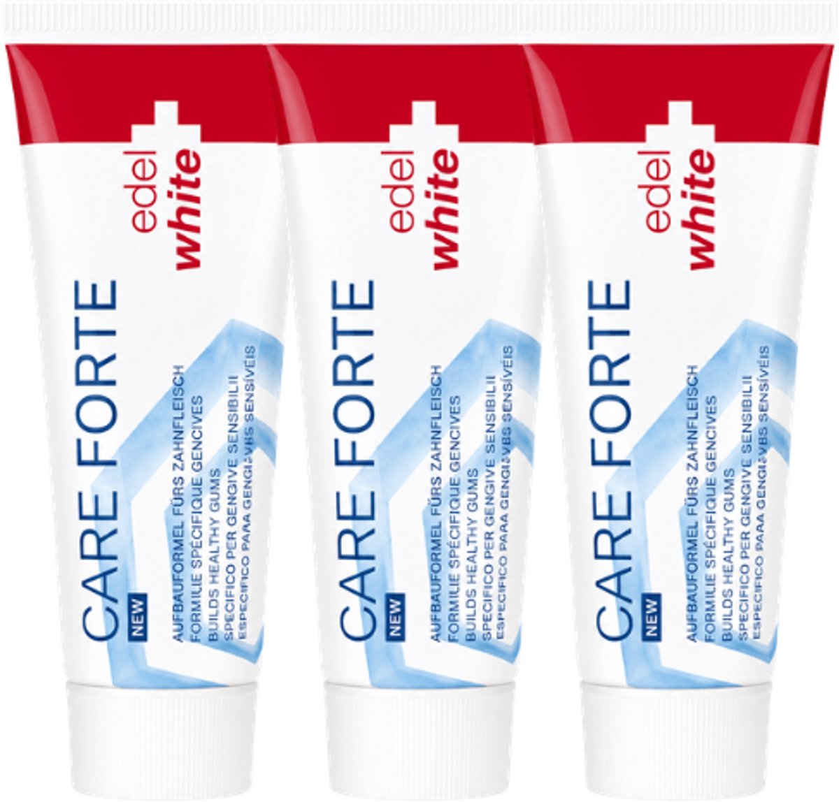 Edel+White Tandpasta Gum Care Forte - 3 x 75 ml