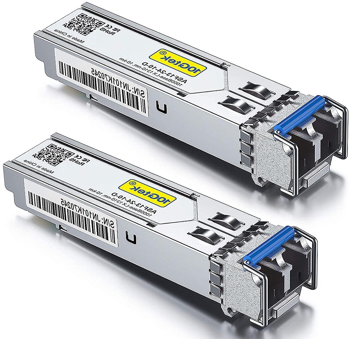 SFP Glasvezel Module - Mini-Gbic Transceiver - Netwerk Uitbreiding - Single Mode Compatibel - 10 km - Niet Van Toepassing