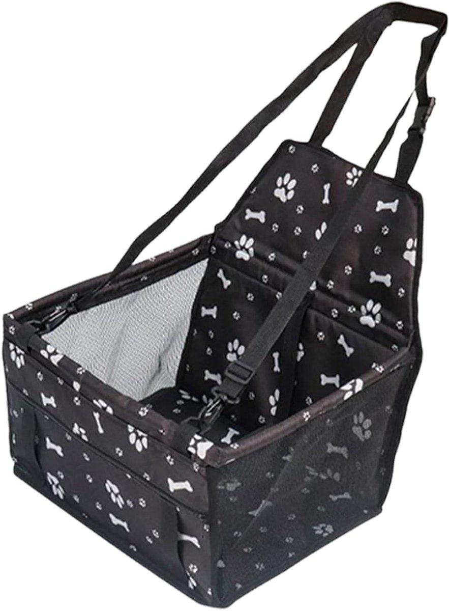 Huisdier Autostoel - Reismand Hond - Veilig Reizen - Lekvrije Innovatie - 42 x 27 x 4 cm - Zwart