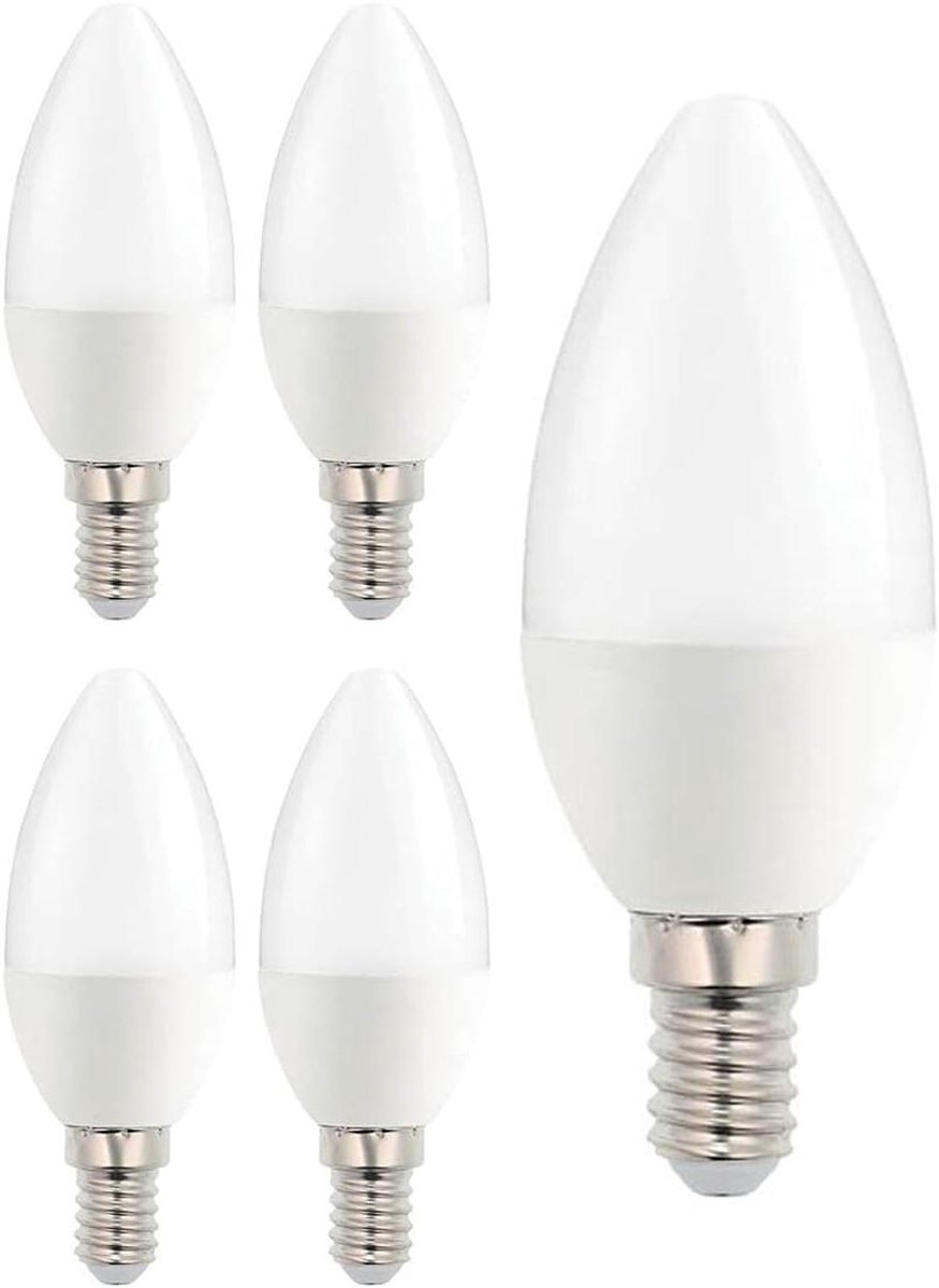 LED Kaarslamp C37 - Energiezuinige Lamp - Binnenverlichting Creëren - Vervangt 50W - E14 Fitting - Wit licht