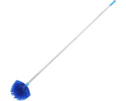 Spinnenweb Borstel - Stoffer Verlengsteel - Hoge Plekken Schoonmaken - Verstelbare Steel - 164L x 20B x 20H cm - Blauw
