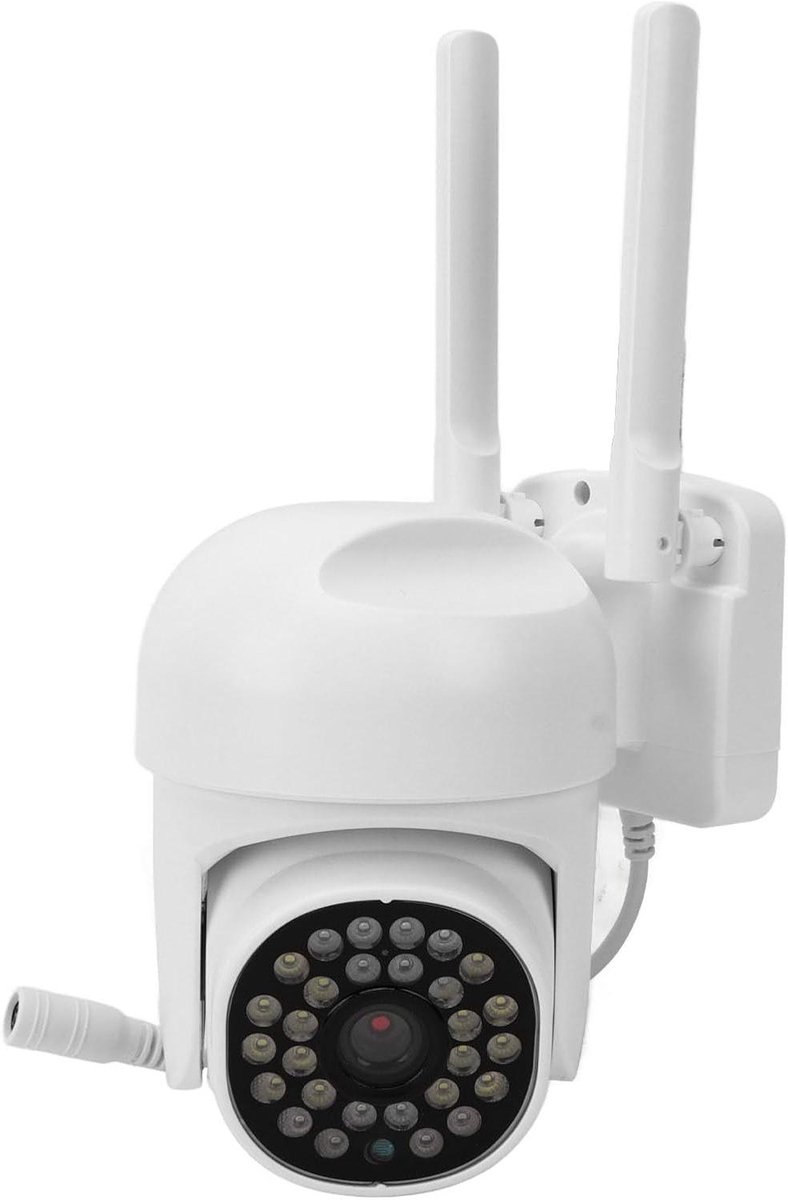 IP Beveiligingscamera - Draadloze Camera - Huisbewaking - 1080P Kleuren Nachtzicht - 10 meter bereik - Wit