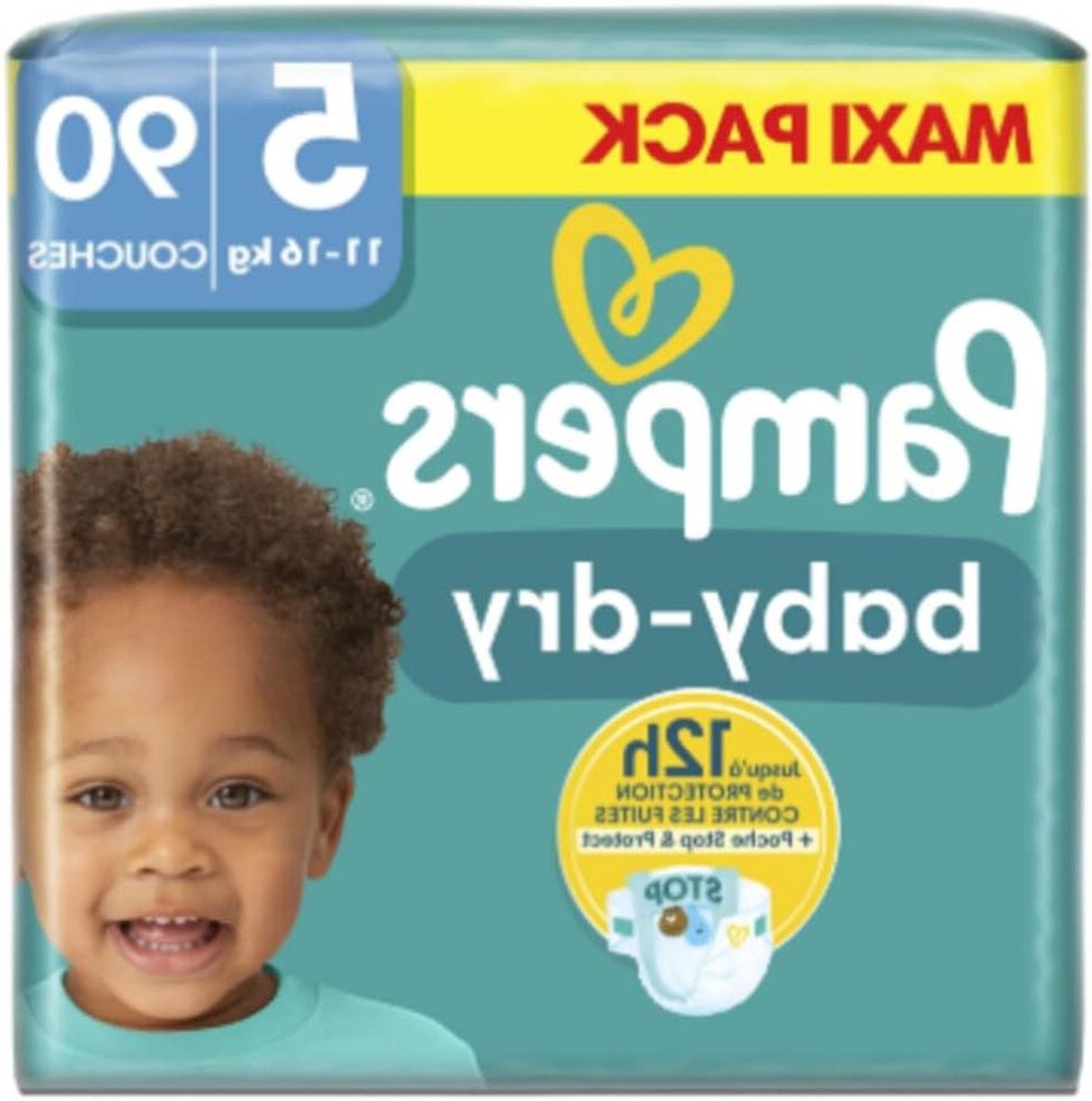 Baby Luiers - Pampers Babybroekjes - Droog Blijven - Ademend Materiaal - 90 Stuks - Wit