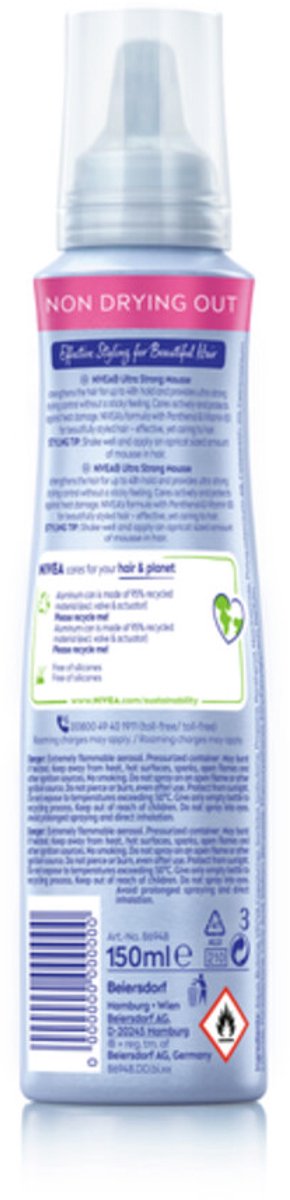 NIVEA Styling Mousse Hold 5 Ultra Strong - 150 ml