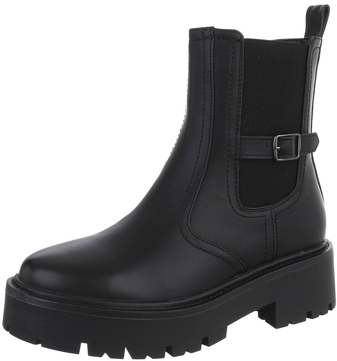 Enkellaars - profielzool en gesp - dames Mt:38