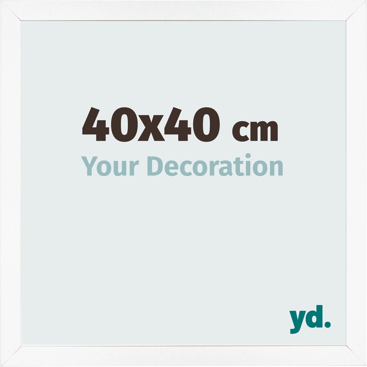 Your Decoration - Fotolijst 40x40 cm - MDF - Wit Mat - Bologna