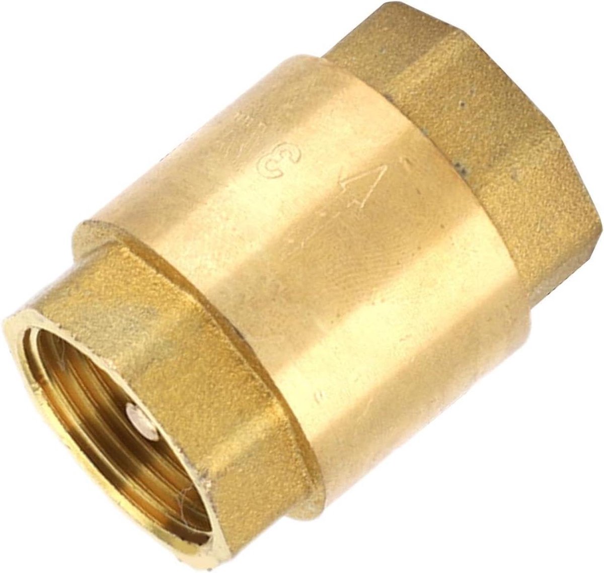 Terugslagklep - Waterklep - Waterstroom Beheersen - Koperen Geleidas - 9.1 x 4.2 x 3.3 cm - Koper