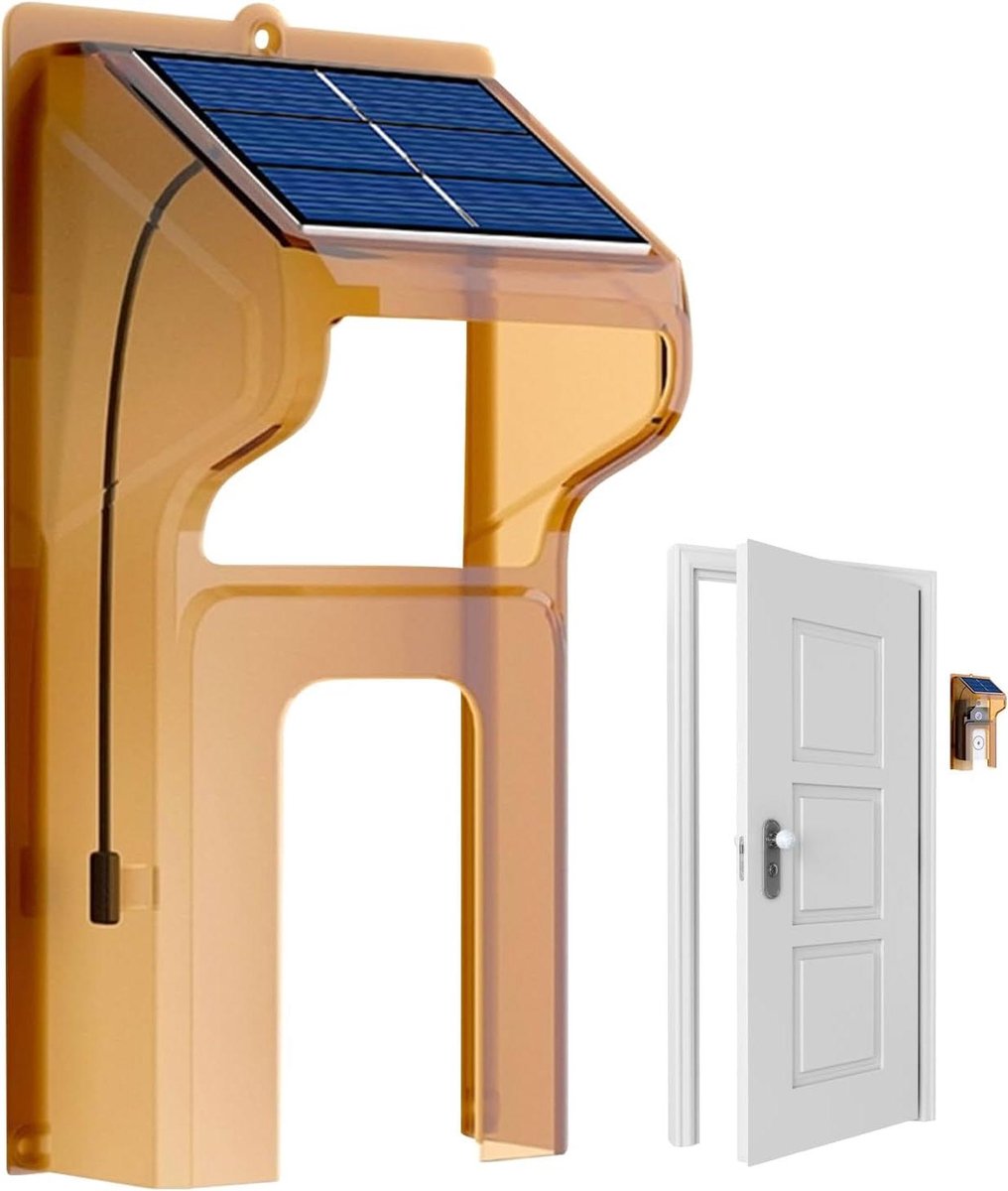Ring Deurbel Cover - Camera Protector - Buitenbeveiliging - Weerbestendig - 115 x 215 cm - Thee Bruin