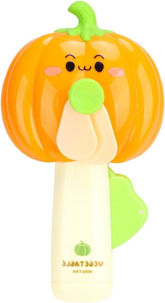 Cartoon Handventilator - Draagbare Fan - Zomerse Verkoeling - Batterijloos Mechanisme - 7x4.5x17 cm - Stijl C