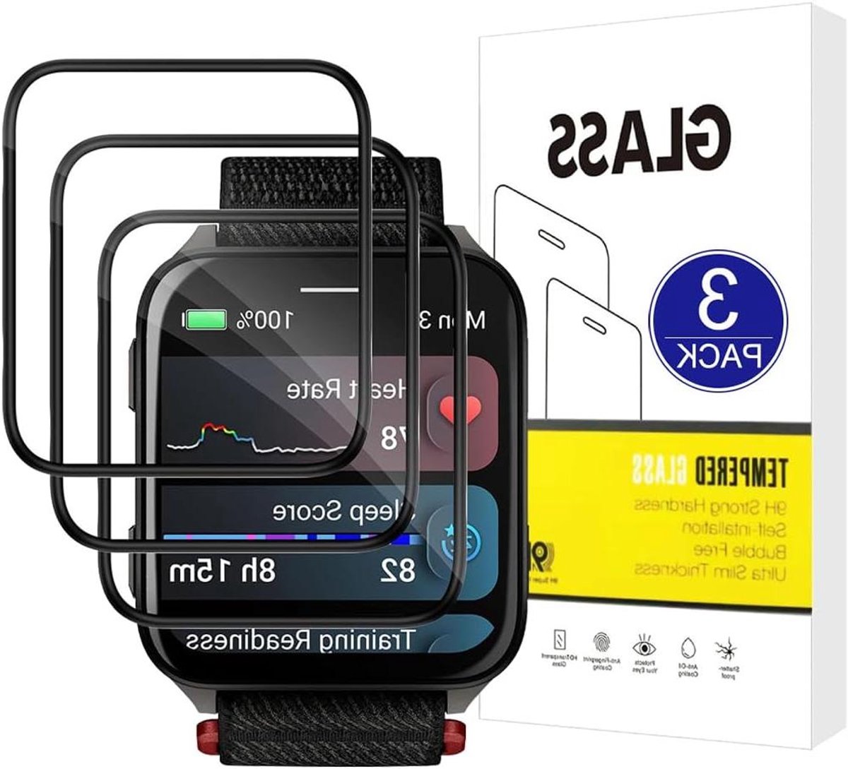Screen Protector - Beschermfolie TPU - Smartwatch Beschermen - 3D Volledige Dekking - 3 Stuks - Transparant