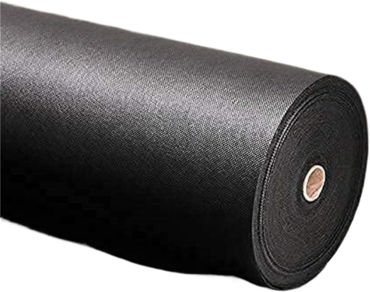 Onkruiddoek - Onkruidbarrière Bodembedekker - Tuinonderhoud - Waterdoorlatend - 60 x 1000 cm - Zwart