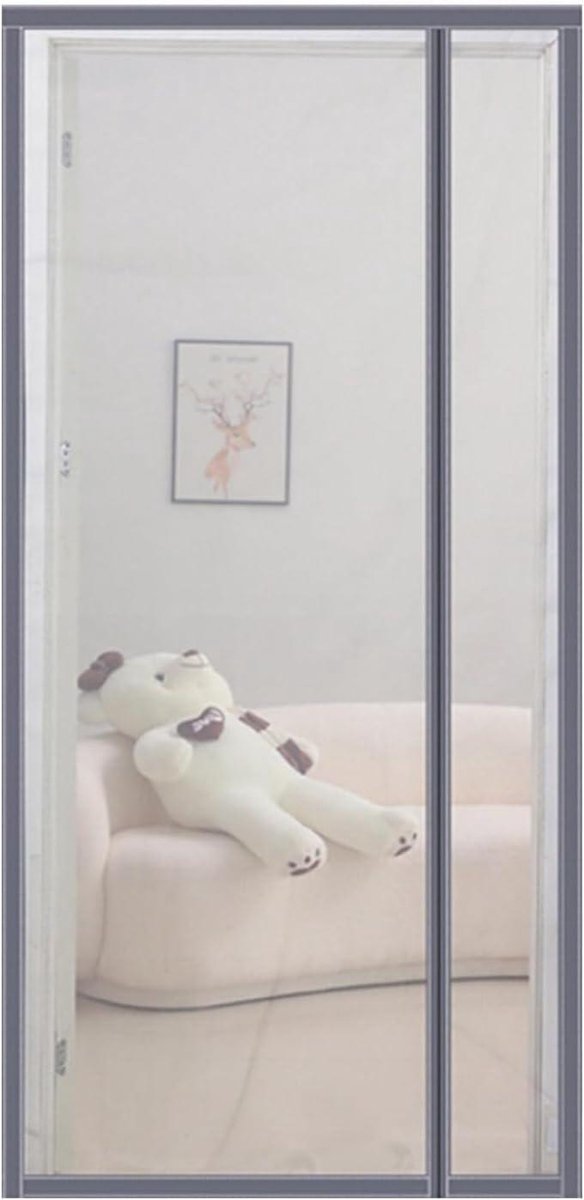 Magnetische Deurhor - Horren Deur Vliegendeur - Buitenruimte Afschermen - Zijopening Automatisch Sluitend - 210x90cm - Enkel attribuut