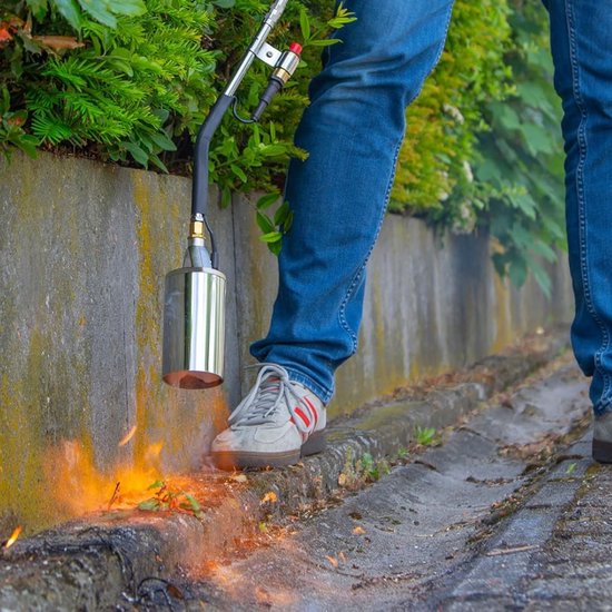 ApexArte® Onkruidbrander - Brander voor Onkruid - Onkruidverdelger - Oranje van ApexArte — afbeelding 3