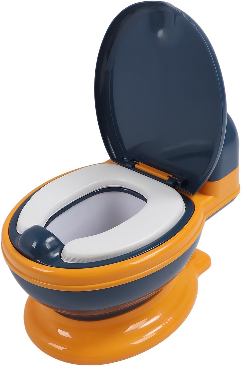 Dailygoods - Overgangspotje voor Peuters - Real Feel Potty met Opbergvak voor Doekjes