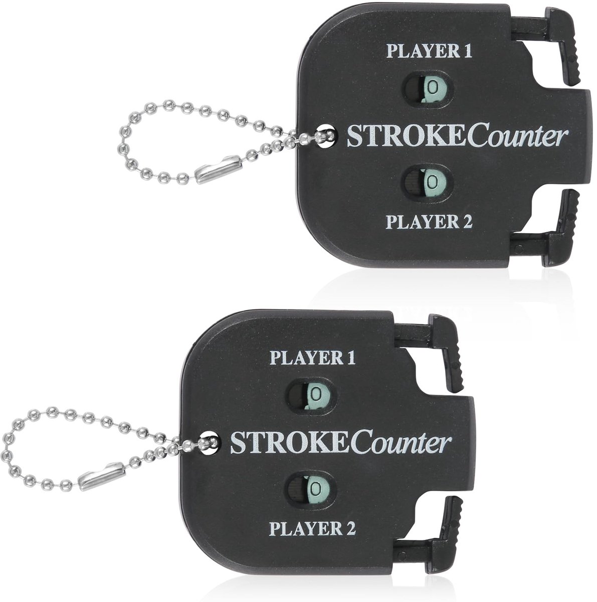 Dailygoods - 2 Stuks Golf Score Teller - Mini Clicker Counter met Reset Tool voor Wedstrijden