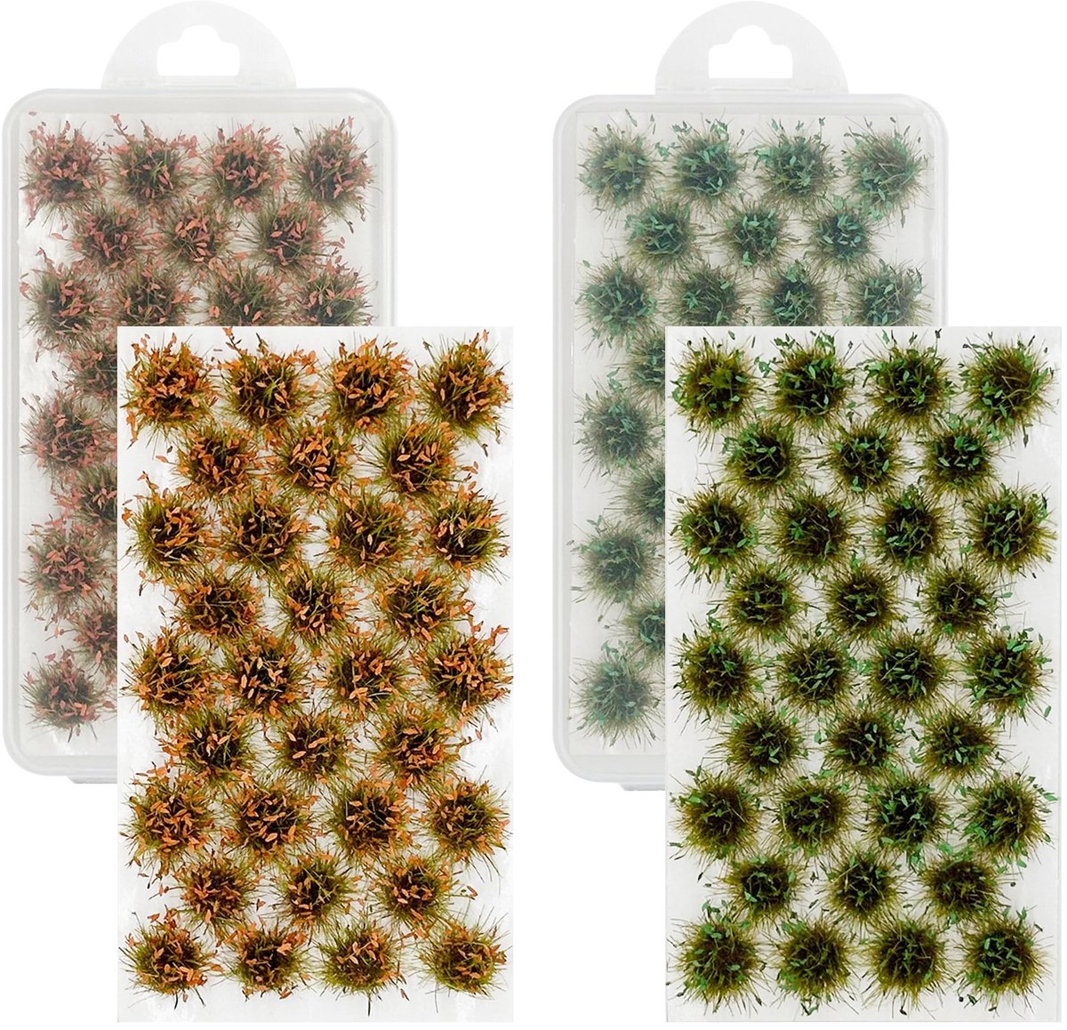 Dailygoods - Miniatuur Grascluster voor Modelbouw - Geel en Groen, DIY Vegetatie