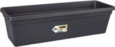 Elho Green Basics Balkonbak 50 - Plantenbak voor Balkon Buiten - Ø 48.8 x H 14.0 cm - Living black