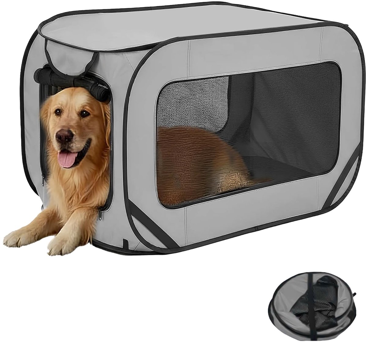 Dailygoods - Opvouwbare Hondenbox - Draagbare Kooi voor Honden en Katten