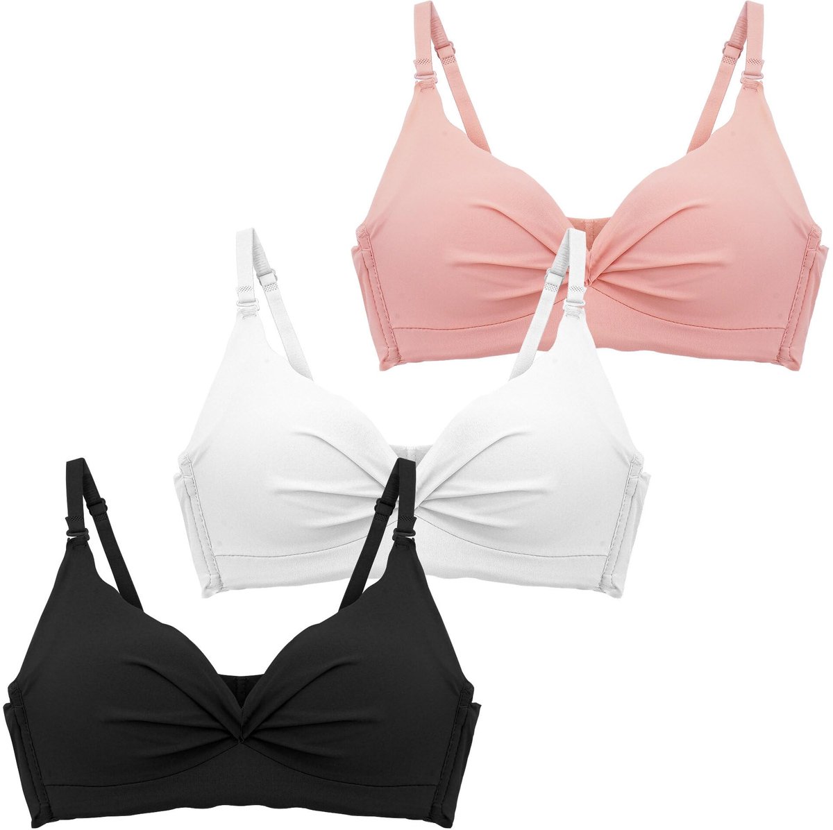 Dailygoods- Meisjesbeha 6-delig - Ademend - Naadloos - Verstelbare schouderriem - Comfortabel - Elastische zoom - Ondergoed