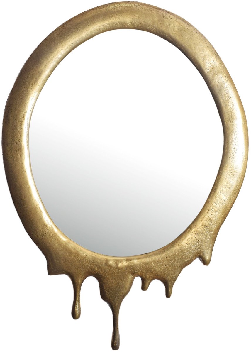 Spiegel goud ovaal 50x71 cm - WL7.106