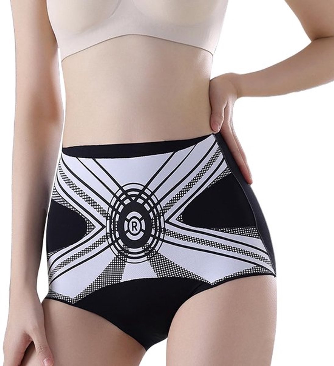 Buikcontrolebroek - Met hoge taille - Comfortabel en Verstevigend - Zwart - Vormende onderkleding - Perfect voor elke gelegenheid - M/L/XL/XXL