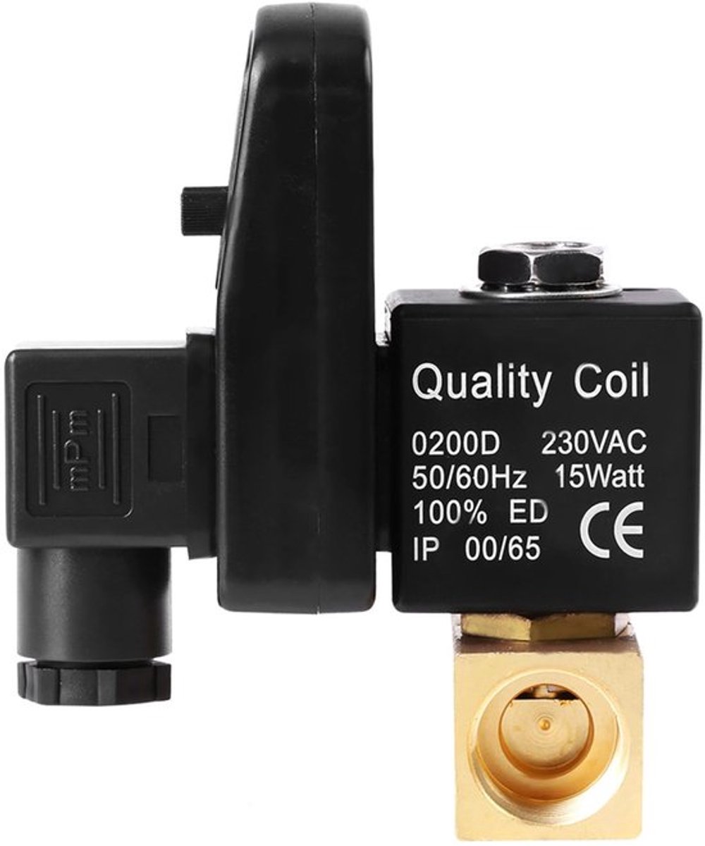 Afvoerklep Automatisch - Messing - Elektronisch - Condensaatbeheer - G1/2 - AC230V/110V - Betrouwbare Aftapklep - Condensaataftapkraan