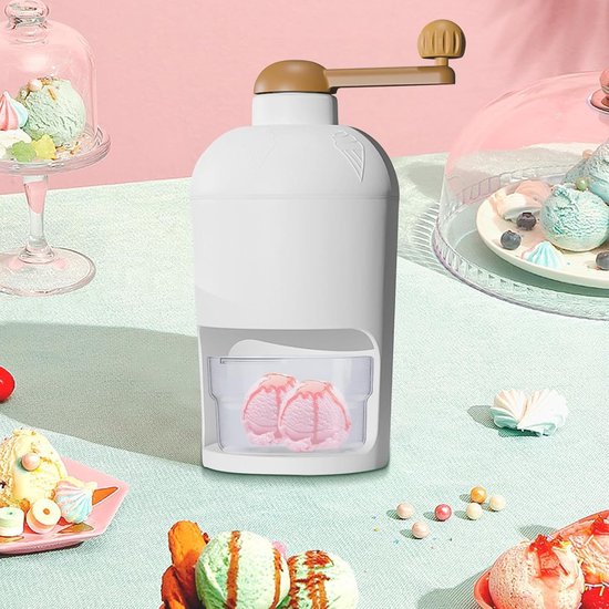 Ijs Maalmachine - Crushed Ice Machine - Slushies Maken - Huishoudelijke Keuken Tool - 1 Stuks - Wit — afbeelding 4