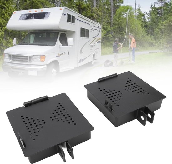RV Bumper Eindkap - Afdekking Rioolslang - Voertuig Beschermen - Met Ventilatiegaten - 10 cm - Zwart van rv — afbeelding 3