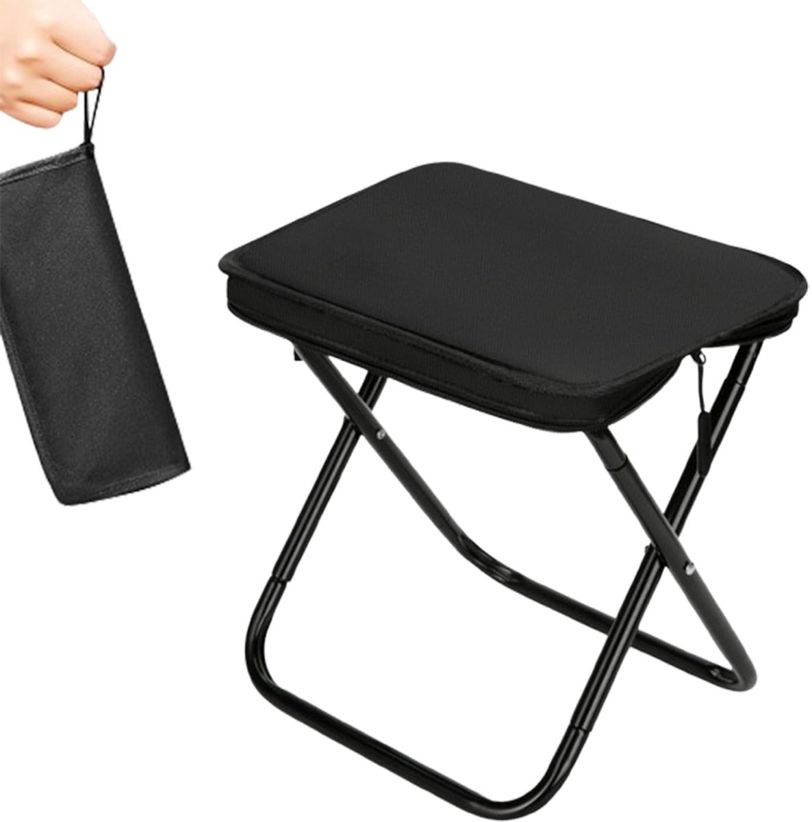 Dailygoods - Draagbare Klapstoel - Lichtgewicht Campingkruk met Draagtas