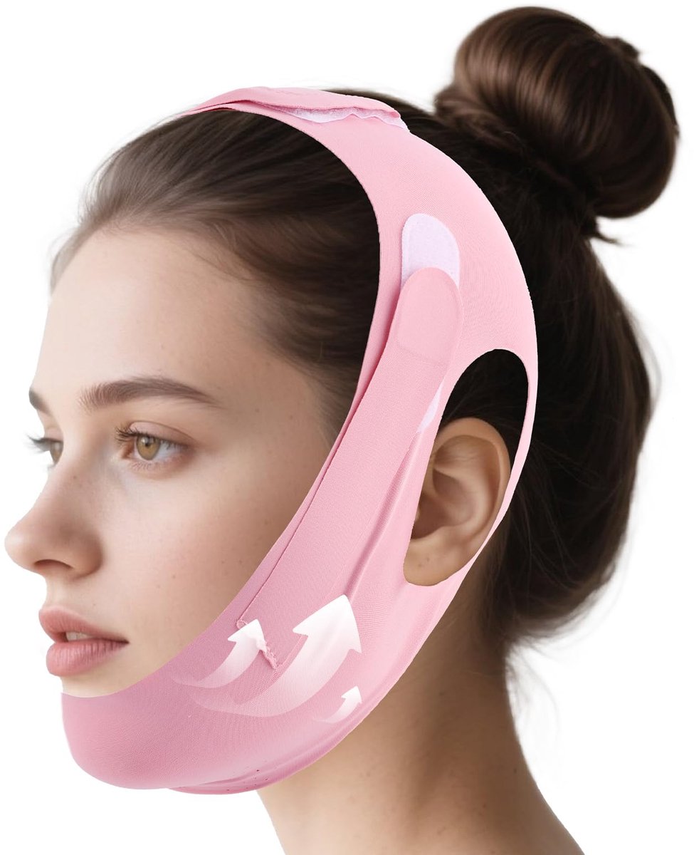 Dailygoods - Lasuroa Kinband voor Slaap - Ademend en Herbruikbaar voor Dubbele Kin