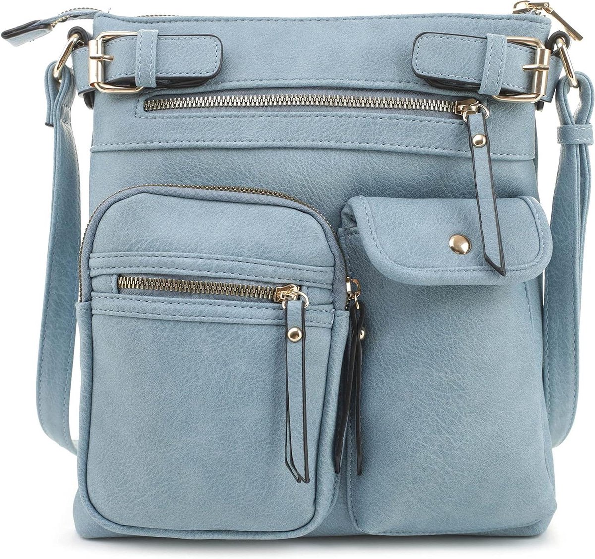Crossbody Tas - Schoudertas Dames - Dagelijks Gebruik - Lichtgewicht Ontwerp - 11.5" H x 10.5" W x 2.5" D