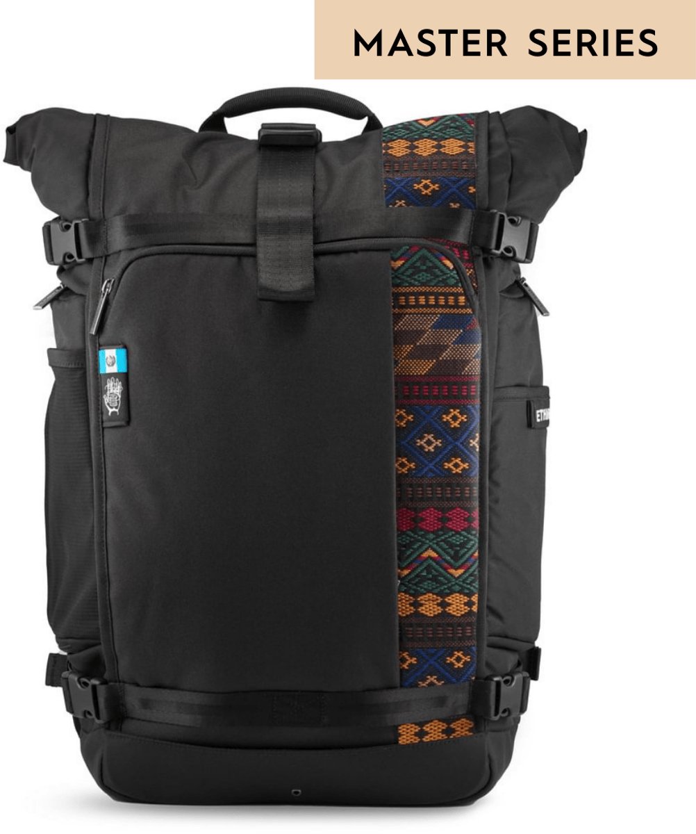 Ethnotek Raja 46 Liter Rolltop Rugzak / Backpack - Geschikt voor 15-17 inch laptops - Reistas / Handbagage