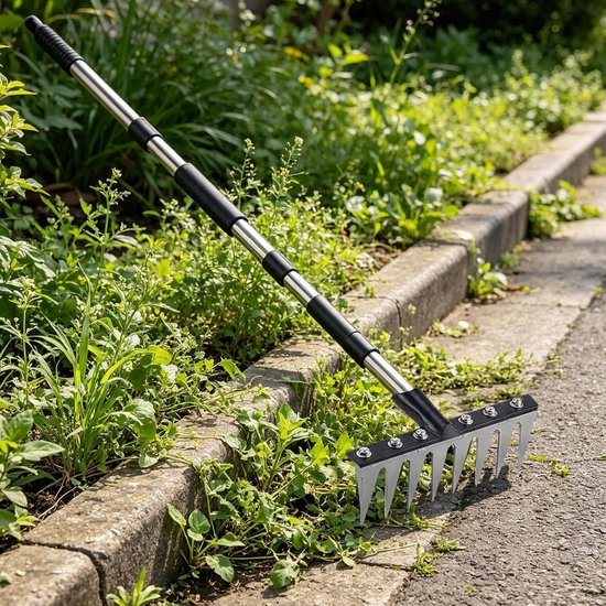 Grashark Gazonhark - Wortelverwijderaar Bodemegalisator - Gazon Onderhoud - Ergonomisch Gebogen Handvat - 15B centimeter - Niet gespecificeerd van Grashark — afbeelding 3
